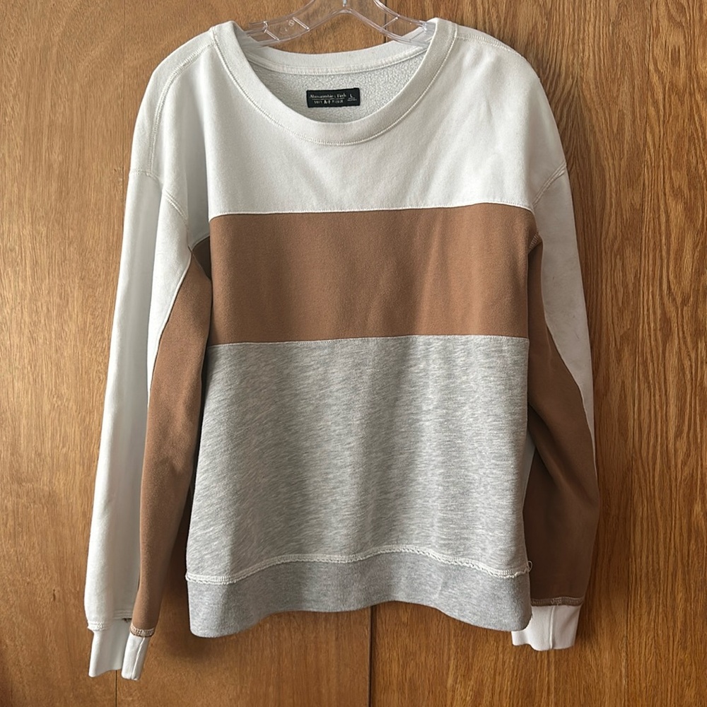 Abercrombie color block sweatshirt